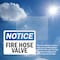 Signmission Fire Hose Valve OSHA Notice Sign, Plastic, 14in W x 10in L, 2PK OS-2PACK-NS-P-1014-L-12615 - alternate 3